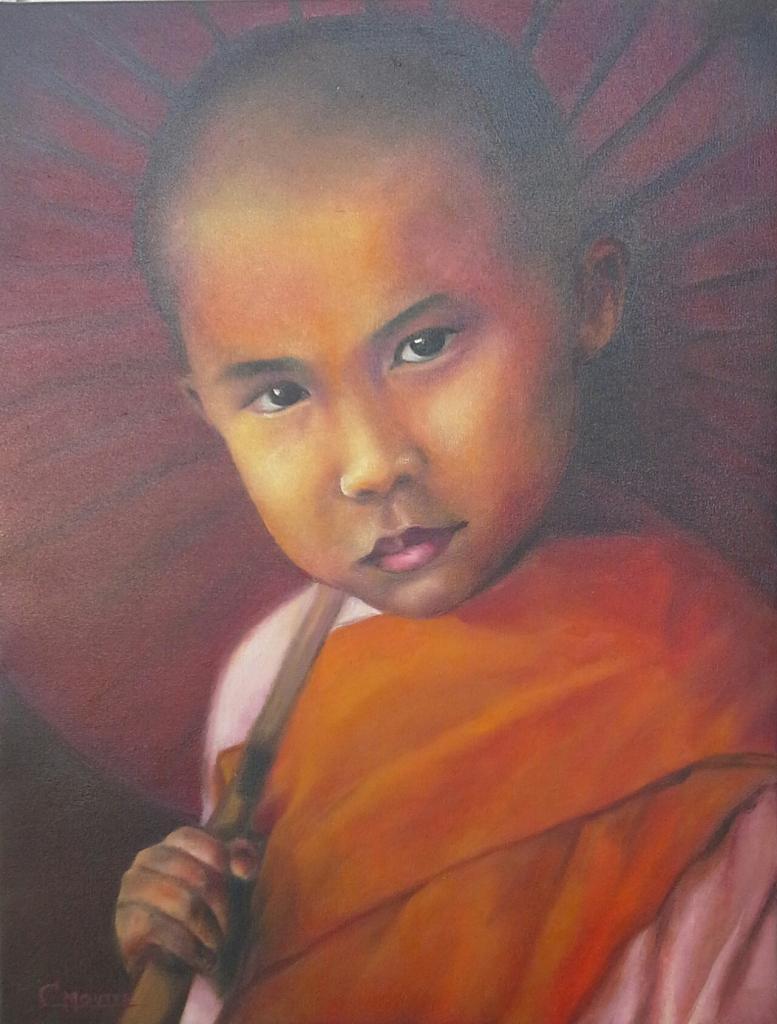 Jeune Moine du Tibet